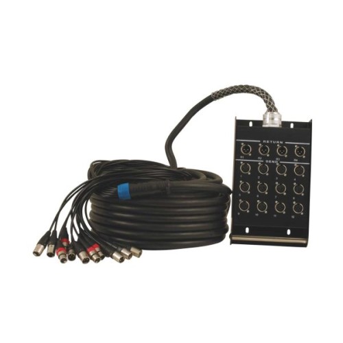 Peavey PV 12/4 Snake 100' XLR Returns Snake Cable 100 Feet