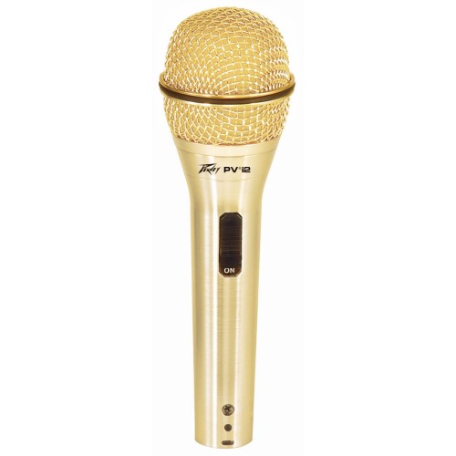 Peavey PV®i 2 1/4" Gold Cardioid Unidirectional Dynamic Vocal Microphone with 1/4 inch Cable