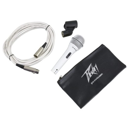 Peavey PV®i 2 Dynamic Vocal Microphone with XLR Cable - White