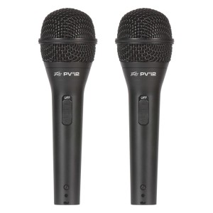Peavey PV®i 2 Dynamic Vocal Microphone - Black (2 Pack)