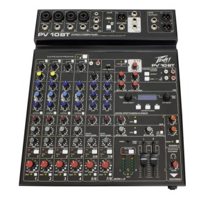 Peavey PV 10 BT- 10 Channel Mixer With Bluetooth and USB-03612842