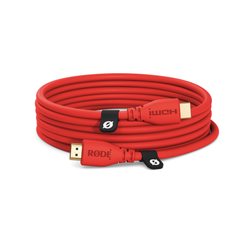 Rode 3m Premium HDMI Cable - Red